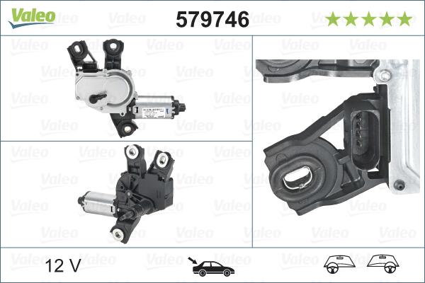 Motor stergator 579746 VALEO